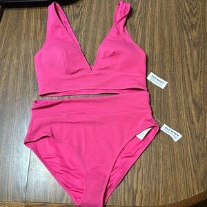 Old navy high waisted swimsuit set